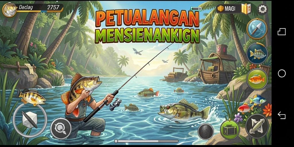 Tangkapan ikan yang menakjubkan dalam gameplay <strong>2757</strong>.