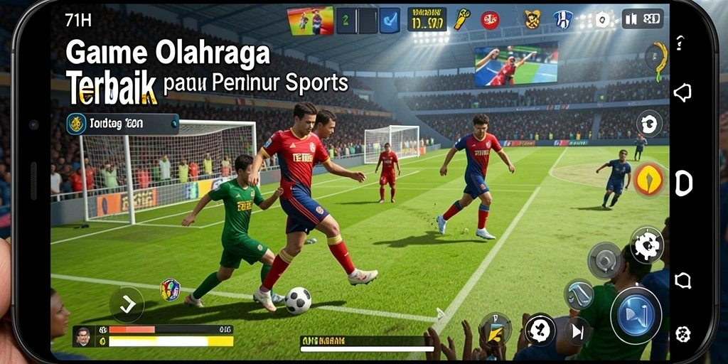 Tampilan gameplay menegangkan di 71H dengan aksi olahraga yang seru.