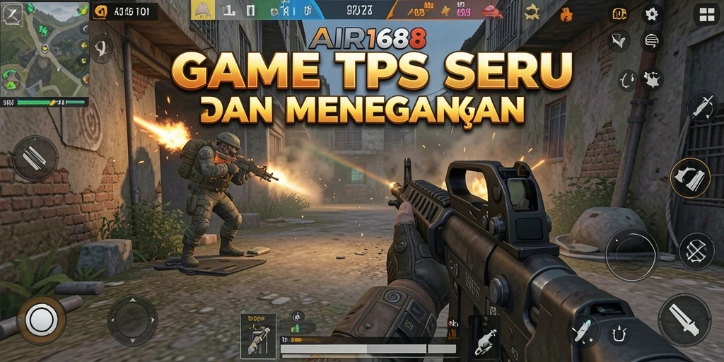 Gameplay menarik dari <strong>AIR168</strong> yang penuh aksi TPS.