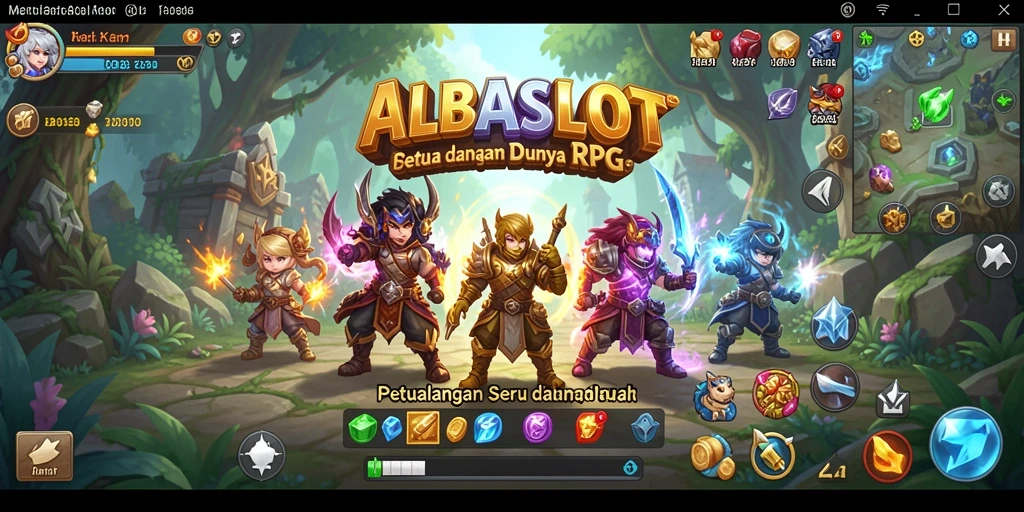 Tampilan menarik dari gameplay RPG yang mendebarkan.