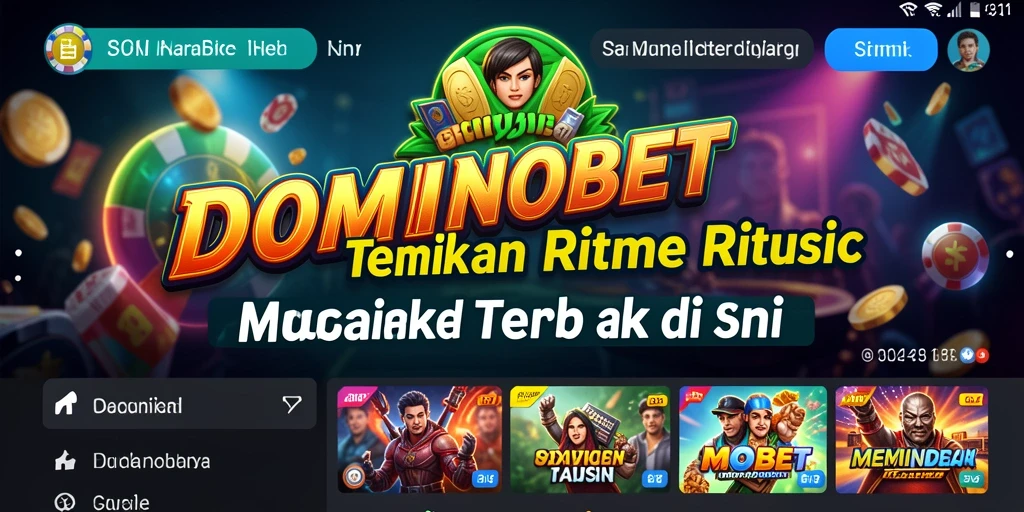 Gameplay seru di DOMINOBET dengan interaksi musik yang menyenangkan.