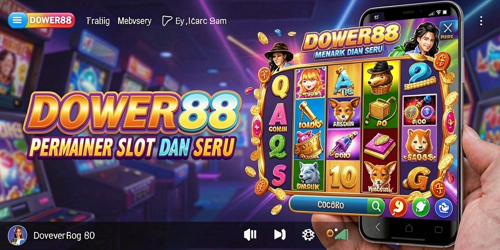 Screenshot gameplay DOWER88 menunjukkan grafis menakjubkan dan fitur menarik.