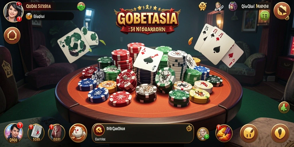 Gameplay QiuQiu yang seru di GOBETASIA.