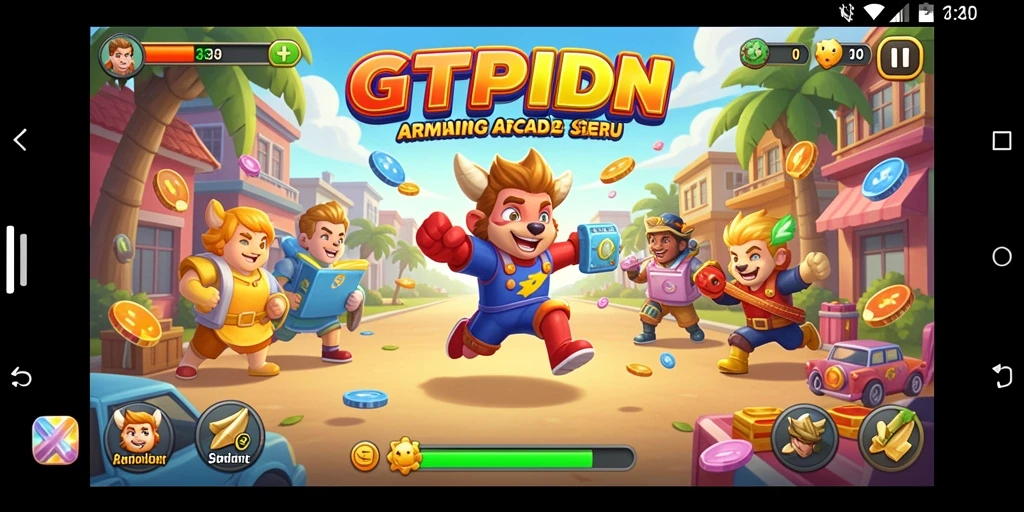 Tampilan gameplay menarik dan penuh aksi dari GTPIDN.