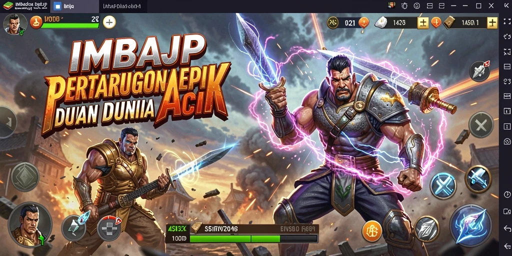 Tampilan seru dari gameplay IMBAJP yang penuh aksi.