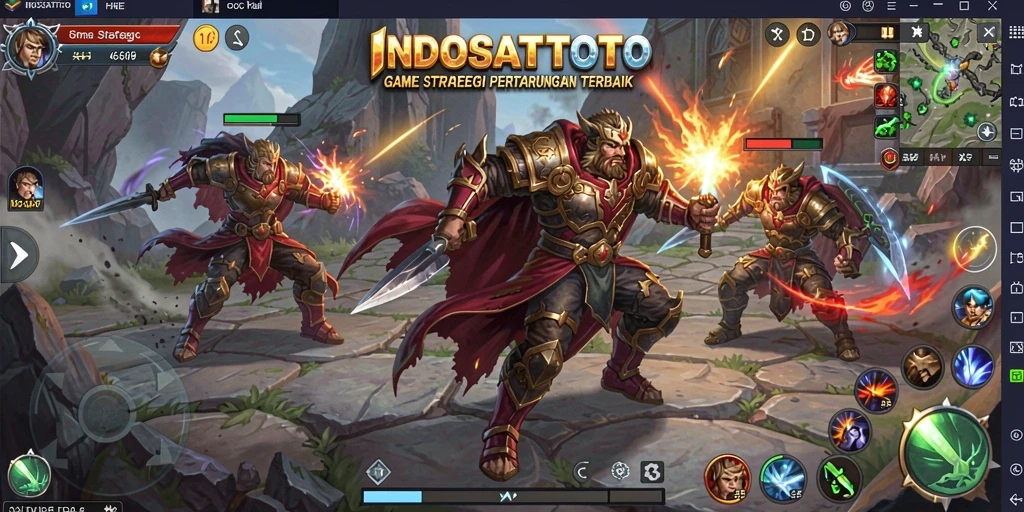 Tampilan menawan dari gameplay INDOSATTOTO yang mengasyikkan.
