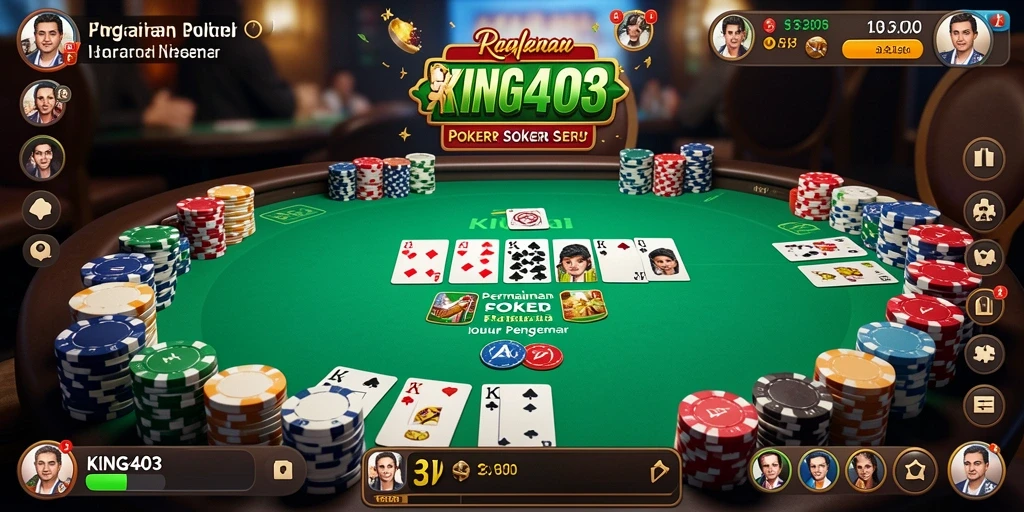 Tampilan gameplay seru dan mendebarkan di KING403.