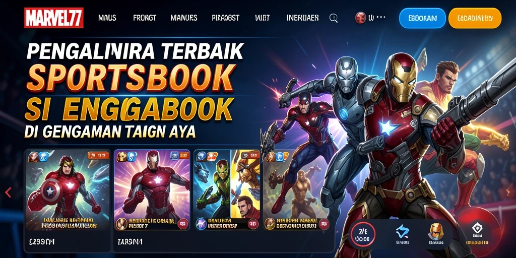 Tampilan gameplay menarik dari aplikasi Sportsbook MARVEL77.