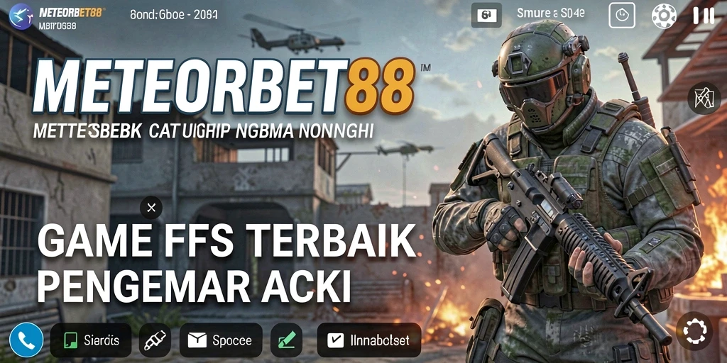 Tangkapan layar gameplay METEORBET88 yang menunjukkan aksi seru FPS.