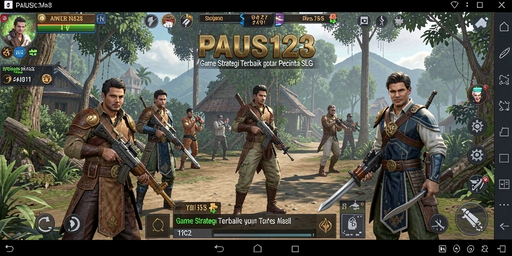 Tampilan gameplay PAUS123 dengan strategi mendalam.
